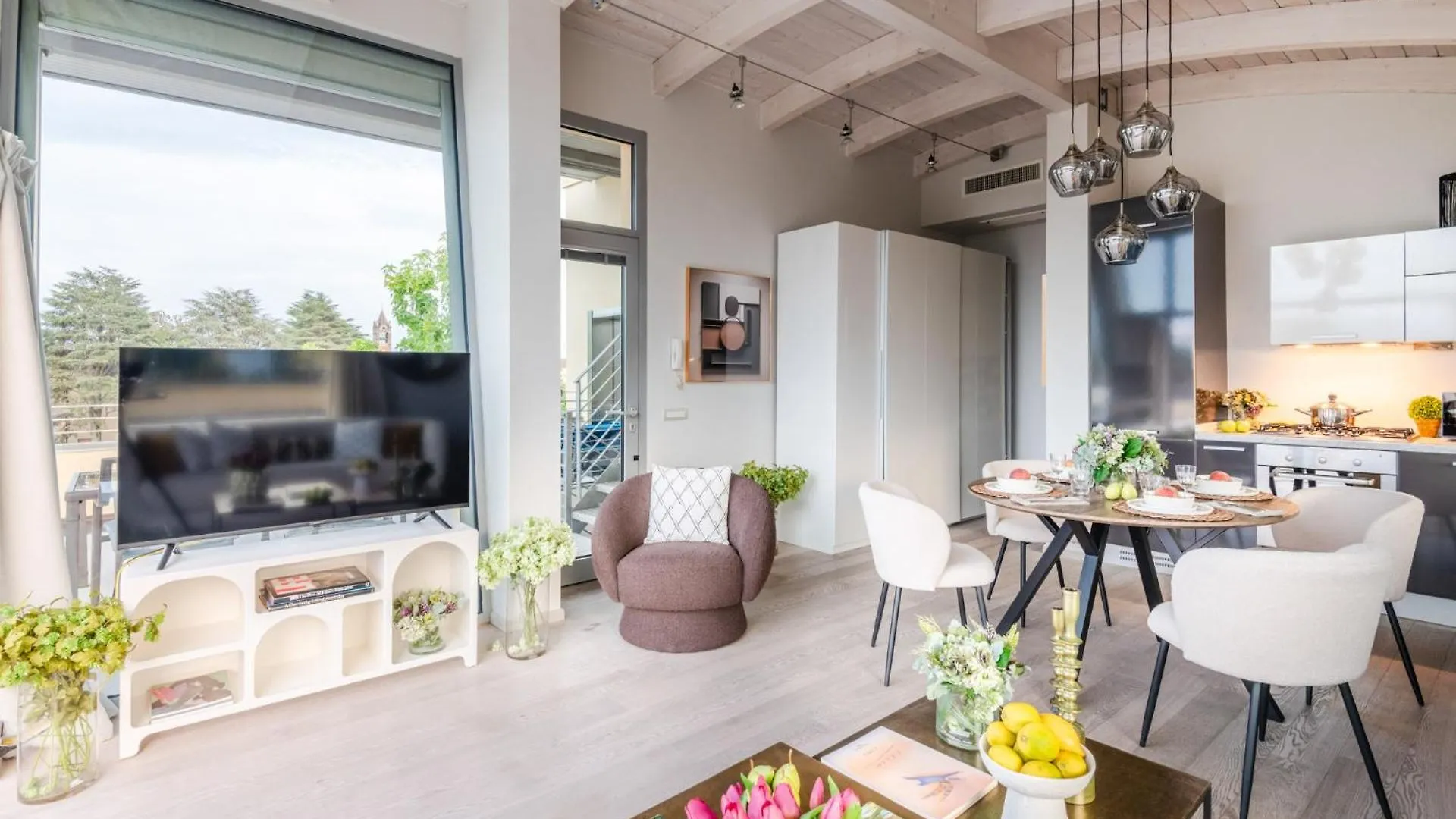 Luce Terrace Panoramic Loft With Elevator, Park In Lucca Apartment